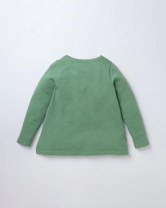 Girls Graphic Print Regular Fit Sweatshirt