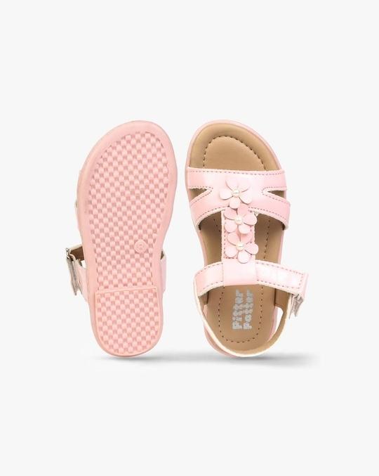 Floral Embellished Strappy Sandals
