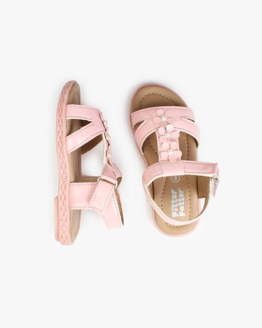 Floral Embellished Strappy Sandals