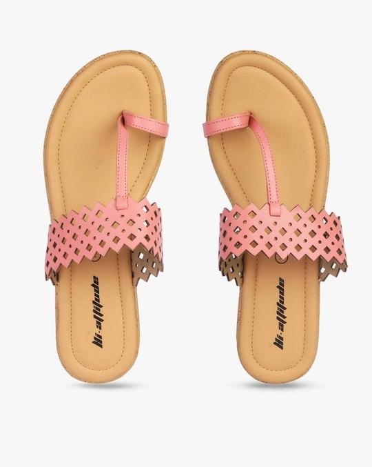 T-strap Flat Sandals