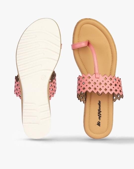T-strap Flat Sandals