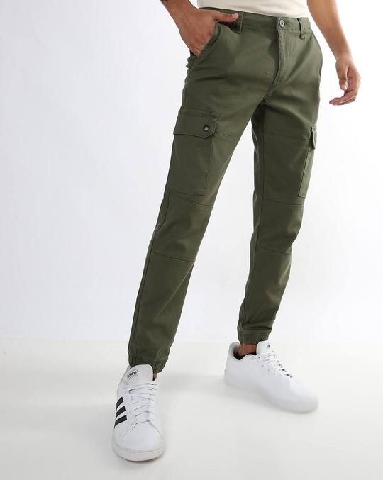 Flat-Front Cargo Joggers