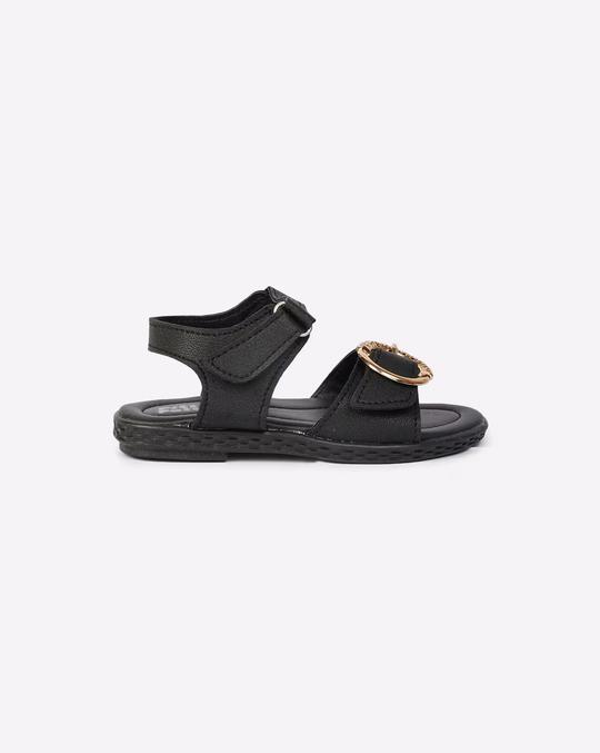 Double-Strap Sandals with Buckle Closure