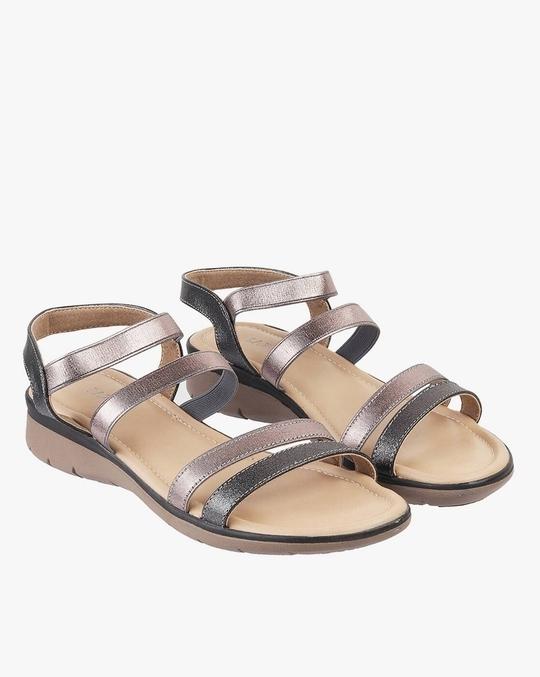 Women Strappy Slingback Flat Sandals