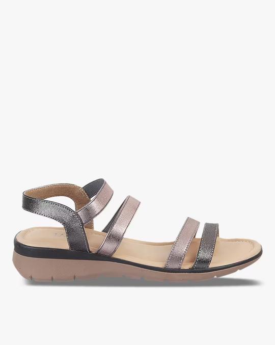 Women Strappy Slingback Flat Sandals