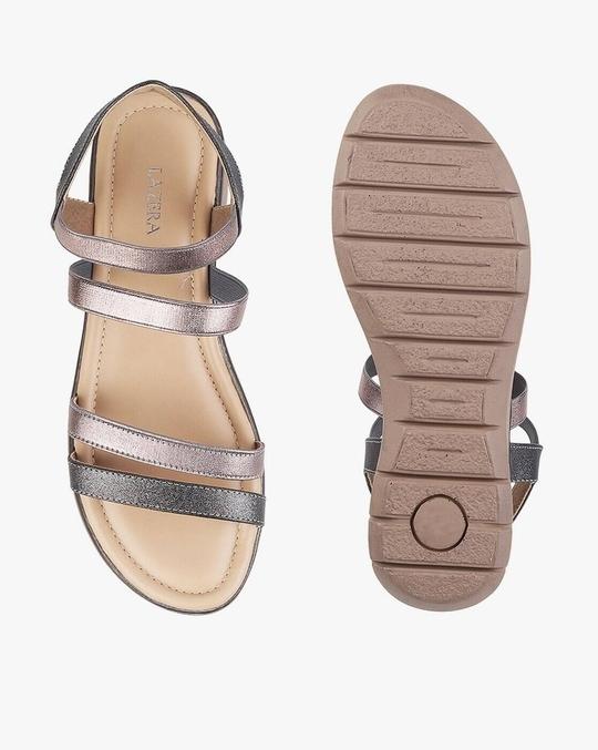 Women Strappy Slingback Flat Sandals