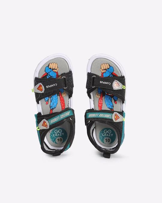 Dual-Strap Sandals with Velcro Closure