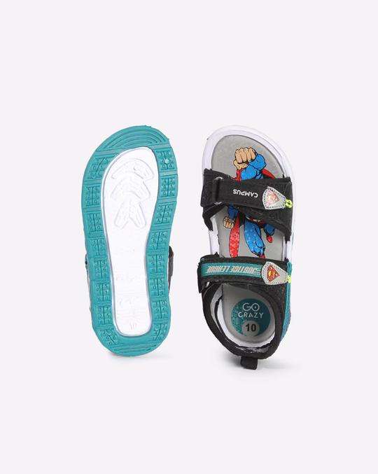 Dual-Strap Sandals with Velcro Closure