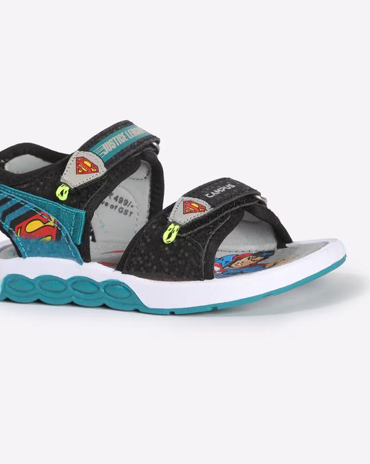 Dual-Strap Sandals with Velcro Closure