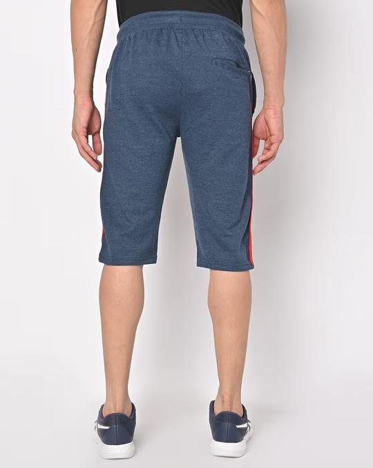 Typographic Print Shorts with Drawstring Waistline