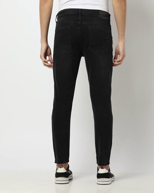 Men Cropped Fit Jeans