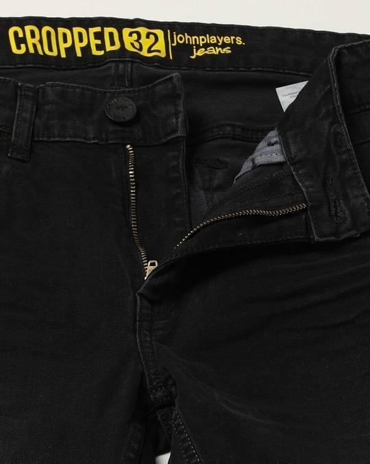 Men Cropped Fit Jeans