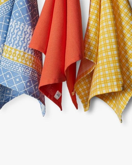 Set of 3 Cotton Kitchen Towels
