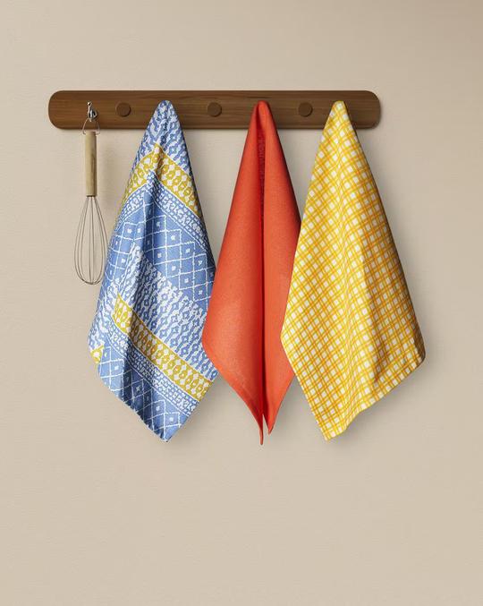 Set of 3 Cotton Kitchen Towels