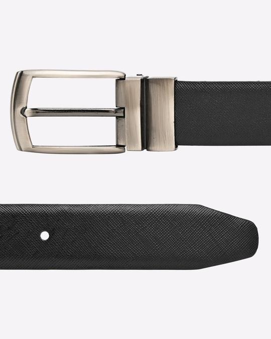 Leather Belt with Buckle Closure