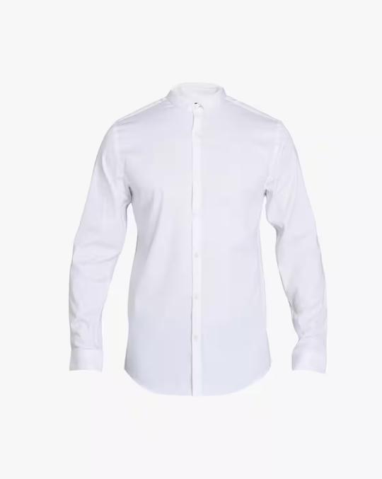 Slim Fit Cutaway-Collar Shirt