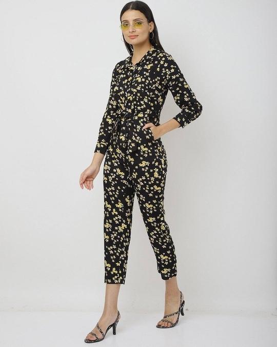 Floral Print Jumpsuit
