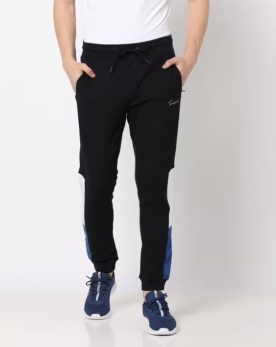 TEAMSPIRIT Men Panelled Joggers with Insert Pockets