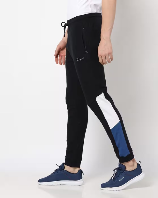 TEAMSPIRIT Men Panelled Joggers with Insert Pockets