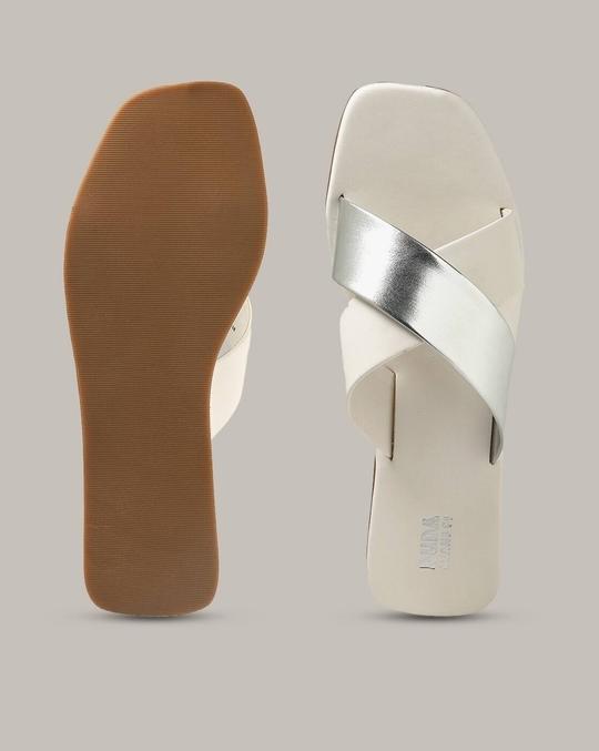 Criss-Cross Strap Flat Sandals