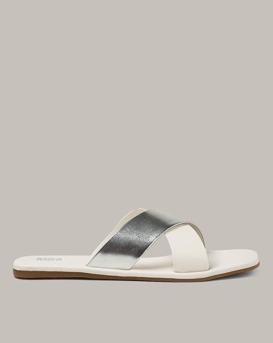 Criss-Cross Strap Flat Sandals