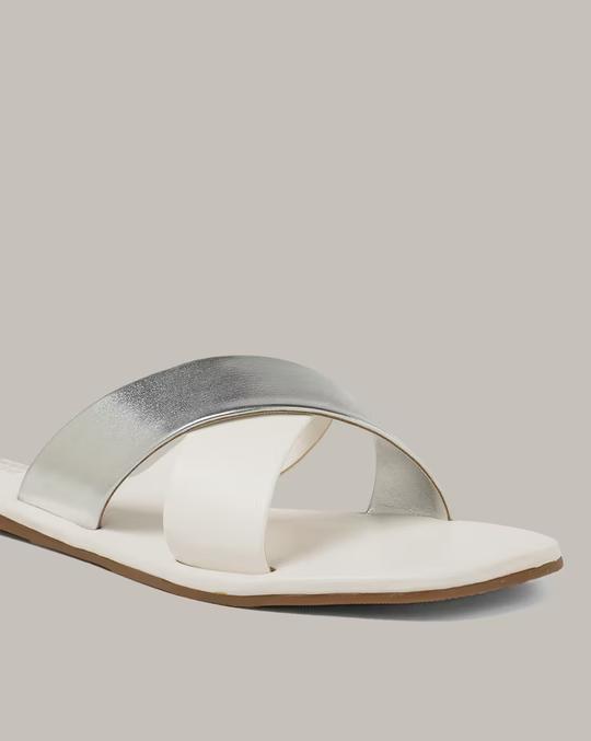 Criss-Cross Strap Flat Sandals