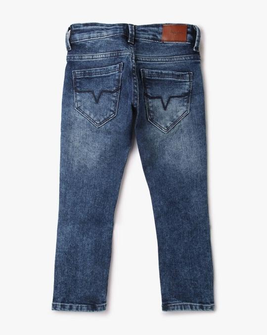 Acid-Wash Regular Fit Jeans