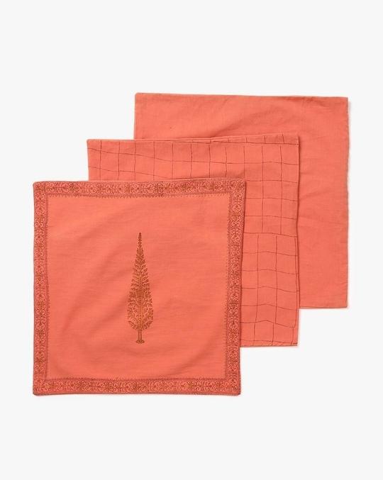 Set of 3 Handblock Print Cushion Covers