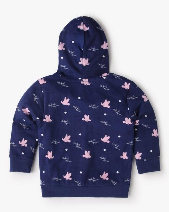 Minnie Mouse Print Hoodie & Joggers Set