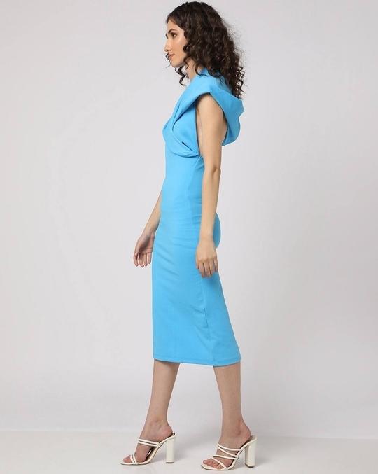 V-Neck Bodycon Dress
