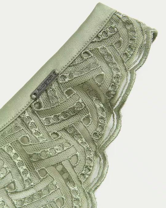Women Embroidered Thong