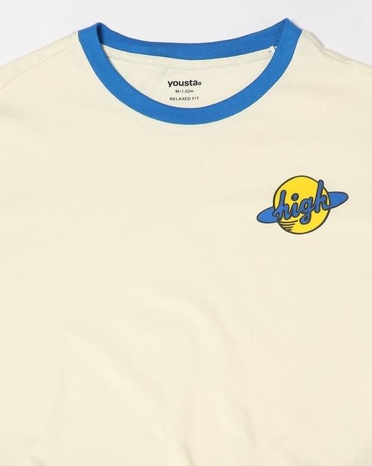 Men Relaxed Fit Crew-Neck T-Shirt with Placement Print