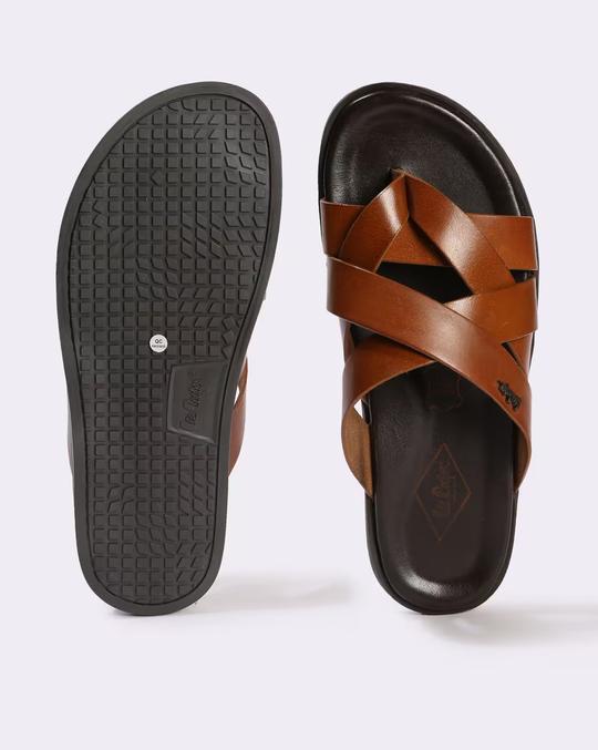 Men Criss-Cross Strappy Sandals