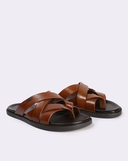 Men Criss-Cross Strappy Sandals