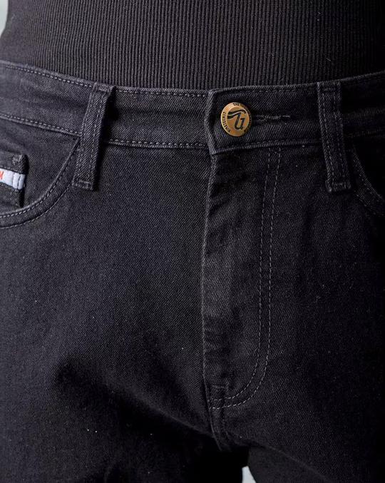 Men Denim Regular Fit Cargo Shorts