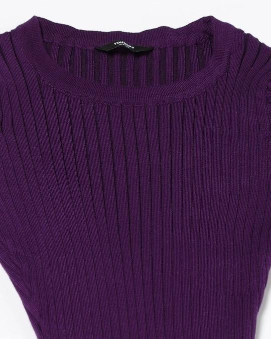 YOUSTA Women Ribbed Bodycon Dress