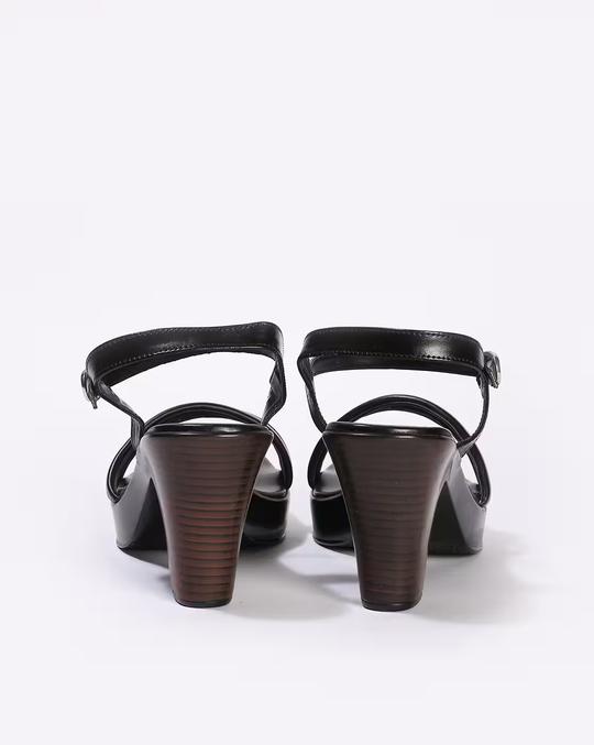 Women Strappy Chunky Heeled Sandals