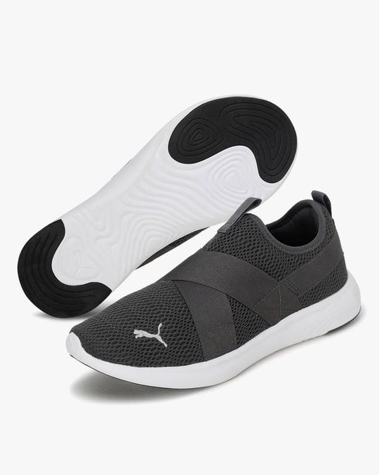 Men Softride Vital Strap Eng Mesh Running Shoes
