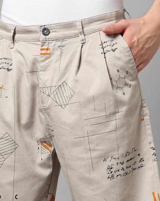 Men Geometric Print Regular Fit Shorts