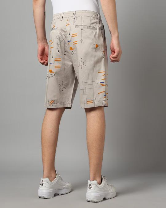 Men Geometric Print Regular Fit Shorts