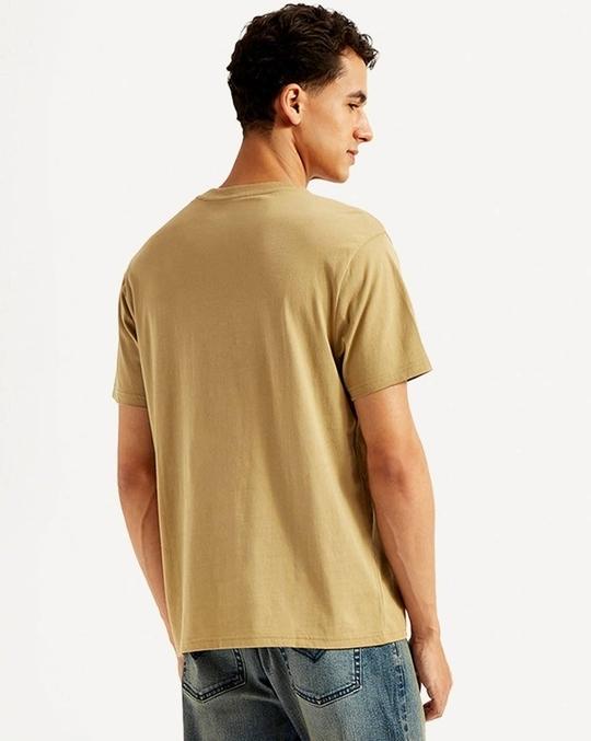 Men Slim Fit Cotton Crew-Neck T-Shirt with Brand Print