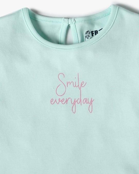 Girls Pack of 3 Printed Regular Fit Round-Neck T-Shirts