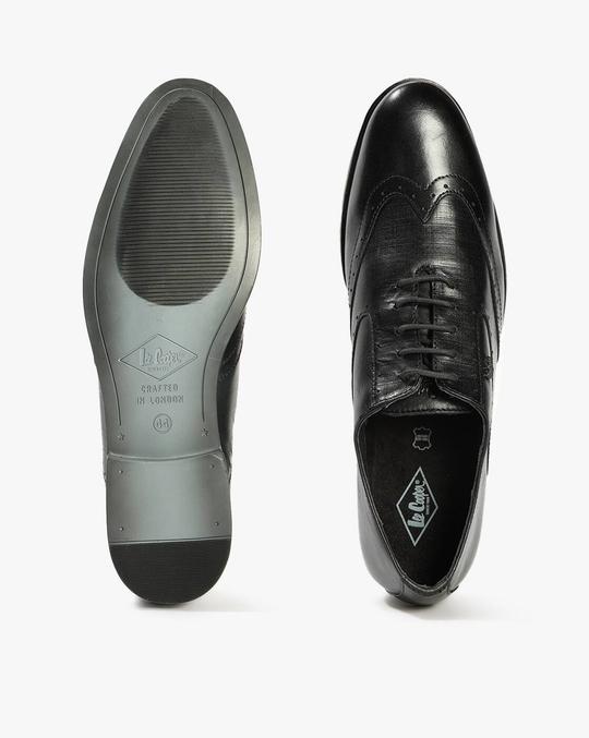 Men Semi- Brogue Oxford Shoes