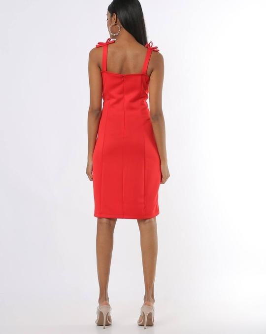 Strappy Bodycon Dress with Knots
