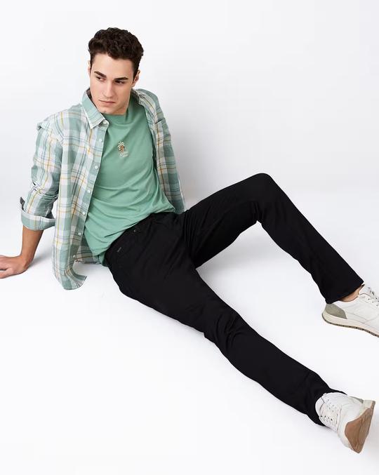 Men Low-Rise Slim Fit Jeans