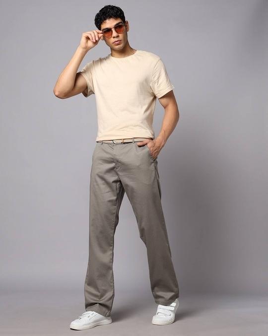 Men Straight Fit Chinos