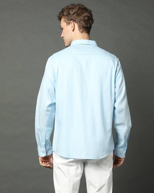 Men Cotton Dobby Regular Fit Shirt