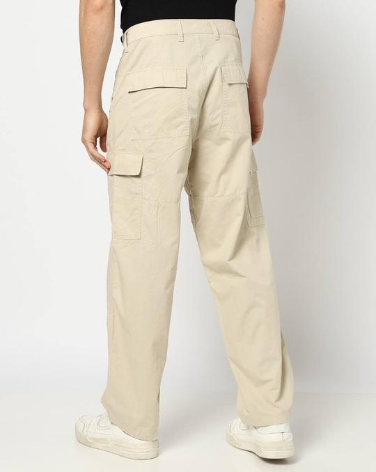 Men Relaxed Fit Cargo Trousers