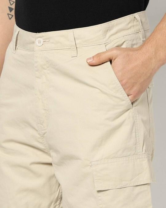 Men Relaxed Fit Cargo Trousers