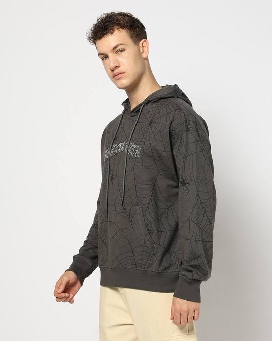 Men Printed Loose Fit Hoodies